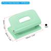 6mm 2-Hole Puncher Paper Punch Tool Portable Hole Puncher Effortless Punching for Binding Card-stock File 8 Sheet Punch Capacity