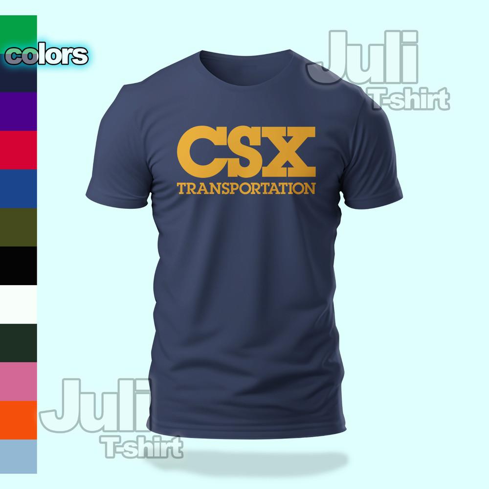 CSX Transportation Railroad Logo funny t-shirt  Size S-5XL USA Unisex T-Shirt XXXXL