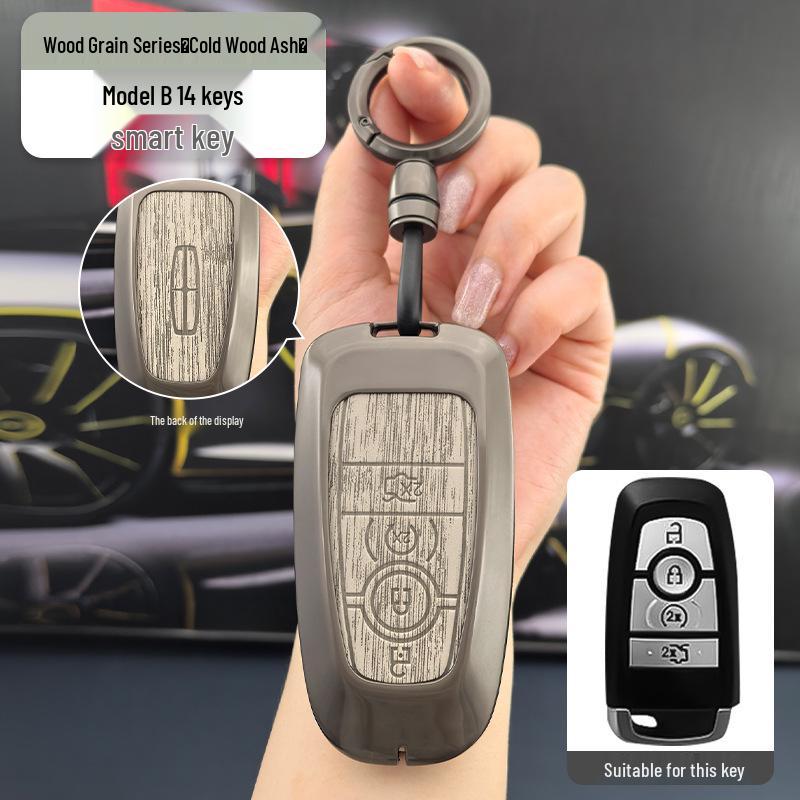 Lincoln Adventure Key Case for Aviator, Navigator, MKC, Continental, MKZ - Unisex No Size