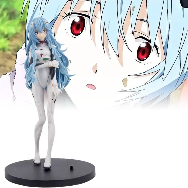 Beautiful Girl Series Eva Long Hair Red Outfit Asuka And Standing Rei Ayanami Figure Model For Anime Collectors