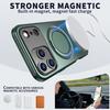 Matte Soft Silicone 360° Ring Rotate Bracket Magnetic For Magsafe Case For iPhone 17 Air 16 15 14 Plus 13 12 Pro Max 11 XR Cover
