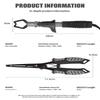 Stainless Steel Fishing Gripper Non-Slip Grip Professional Fish Lip Grabber for Beginner Anglers