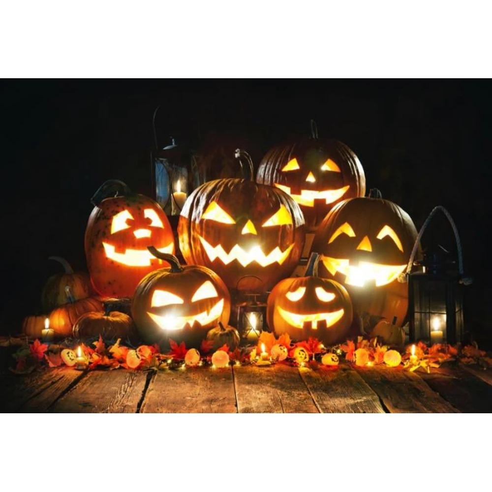Halloween Decoration Hanging Cloth Pumpkin Lantern Hanging Cloth Home Party Room Decoration
