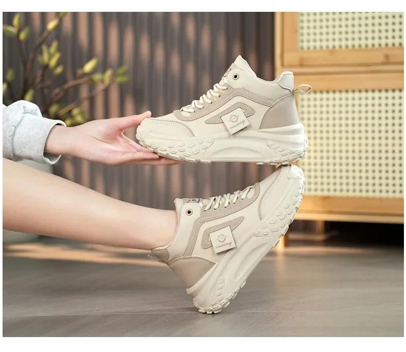 Women's shoes  new versatile dad shoes stylish and stylish high-end board shoes sports and leisure shoes