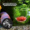 Small   Glass Plant Feeding Cup Fish Red Worm Feeder Cups for Aquarium(S)