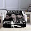 Various Styles of E-Elvis Pattern 3D Printed Rock Singer Sofa Blankets, Suitable for Adult and Children's Bedrooms and Living