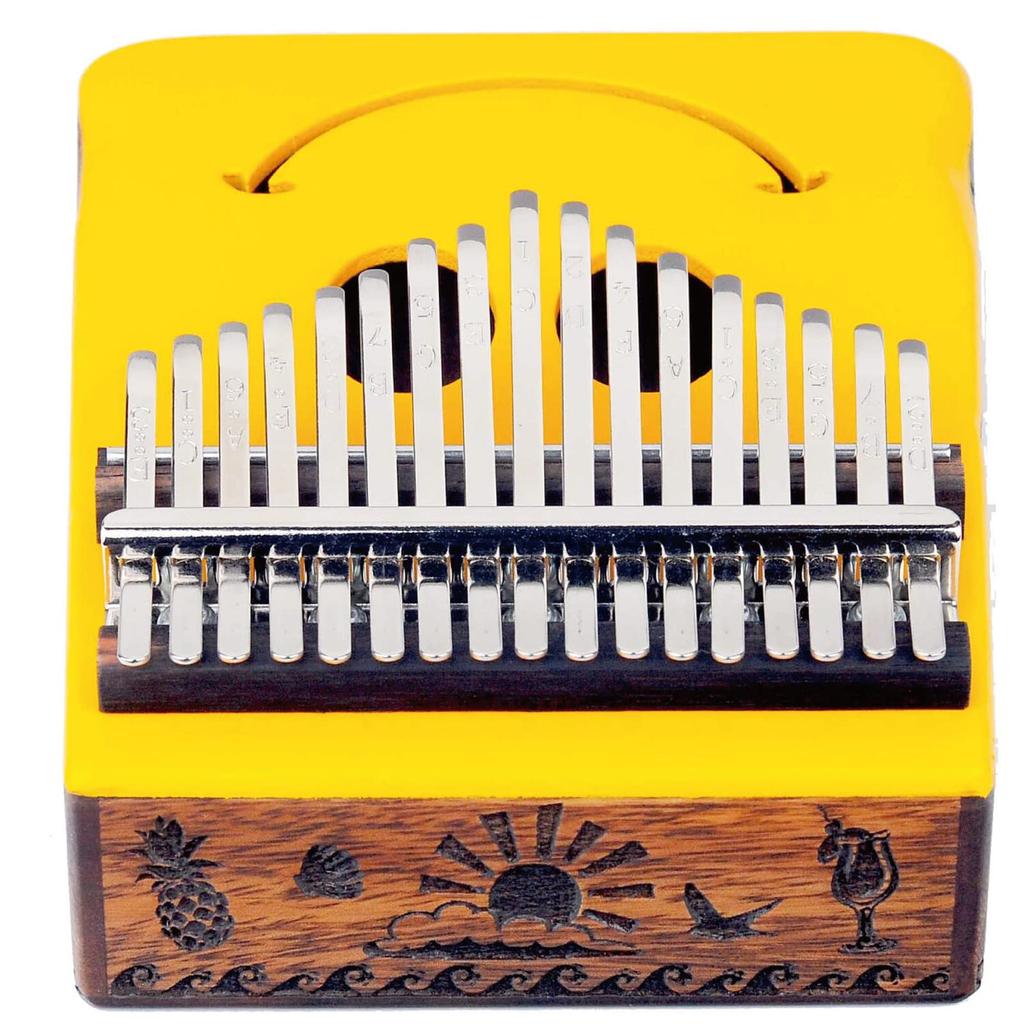 MAHALO Kalimba Thumb Piano 17 Keys Smile Design MKA17SM Pre-tuned