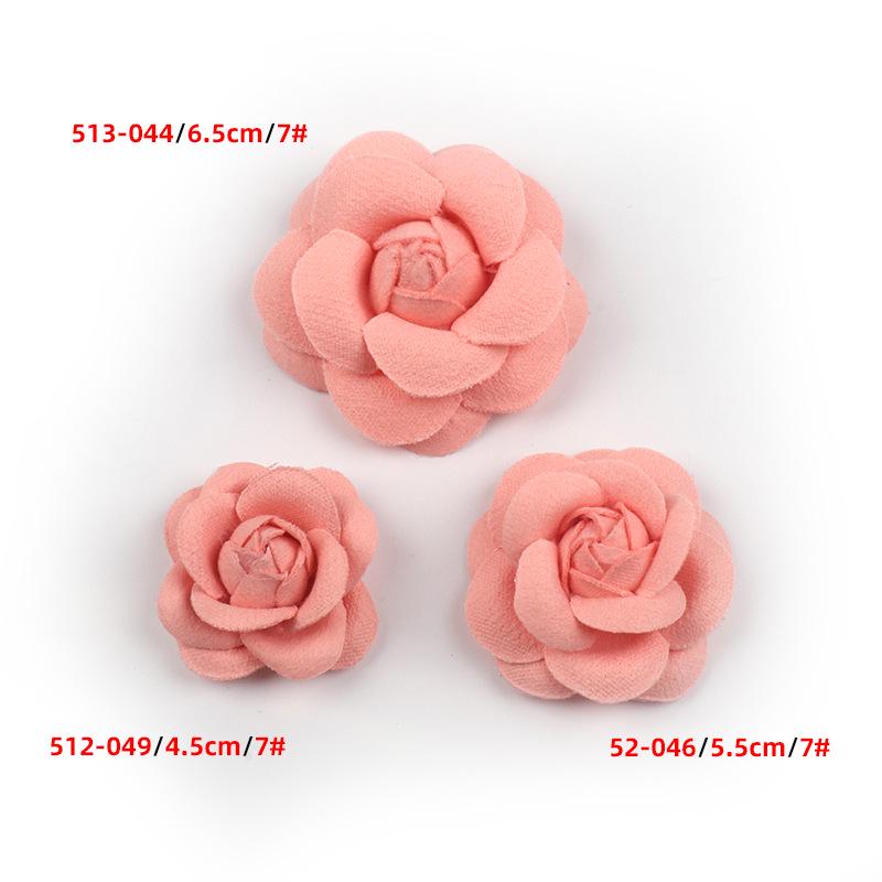 

4-7см Вовняна тканина Троянда Камелія Квіти для DIY Ювелірних виробів та Аксесуарів для волосся 4.5 cm