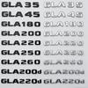 Litery Logotyp Emblemat Naklejka na Bagażnik Samochodu Dla Mercedes Benz Klasa GLA 4MATIC X156 H247 45 GLA250 GLA200 GLA220d GLA250e