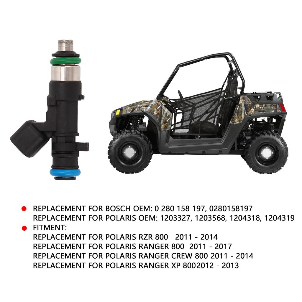 Fuel Injector Assembly 1203327 ATV Accessories Replacement for Polaris RZR 800 Ranger 800