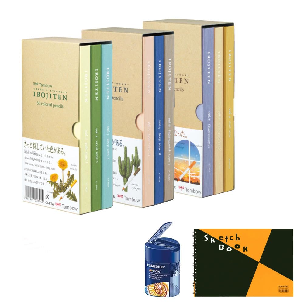 

Tombow Карандаши цветные Словарь цветов Том 1 Том 2 Том 3 90 цветов Набор цветных карандашей с точилкой и альбомом для эскизов CI-RTA CI-RTB CI-RTC