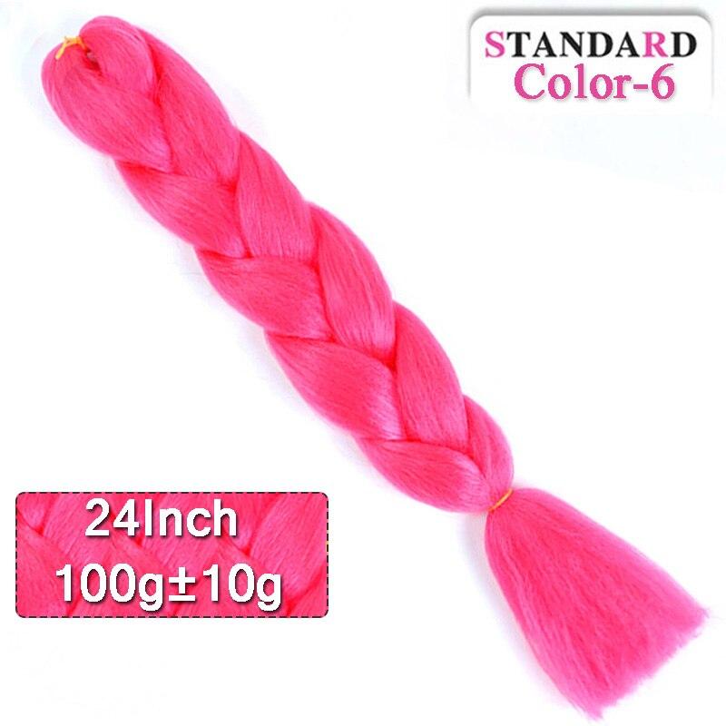 LUPU 60CM Synthetic Hair Extension Big Braid Braid Long Gradient Pink pPurple Blonde Party Wig Hair Extension Braid