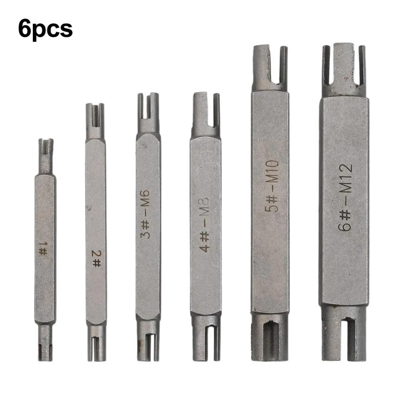 Double Head Extractor Broken Tap Extractor DIY Projects M10 Broken Tap Removal Tool Set Tap Extractor 6PCS Set