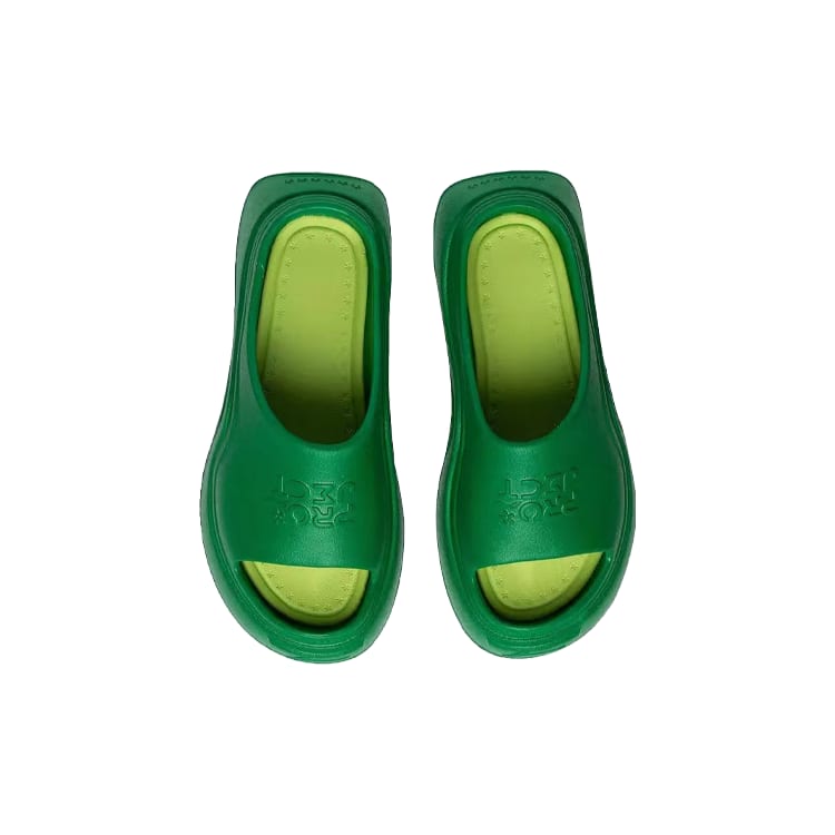 Li Ning Project* Comfortable EVA Skeleton Quiet Slide Slippers Women's Green AGAT016-4