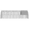 Vidaxl Coop With Roof 2.5X8X2.25 M Galvanized Steel