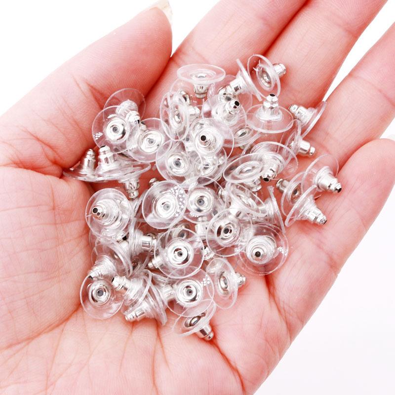 

Silicone anti-sagging love ear plug anti-drop support transparent behind the ear plug holder pull setting patch ear jewelry