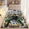 "Green Character Manga Design" suitable as a non-slip mat for the living room or bedroom sofa