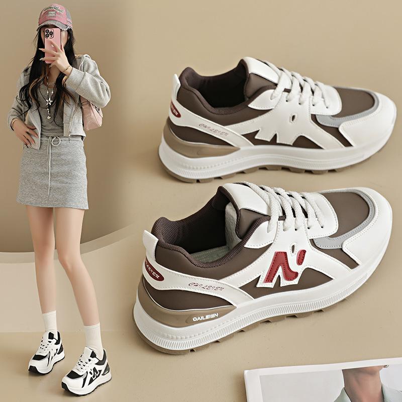 ins dad shoes 22 spring and summer new color matching heightening casual shoes student platform muffin sports shoes