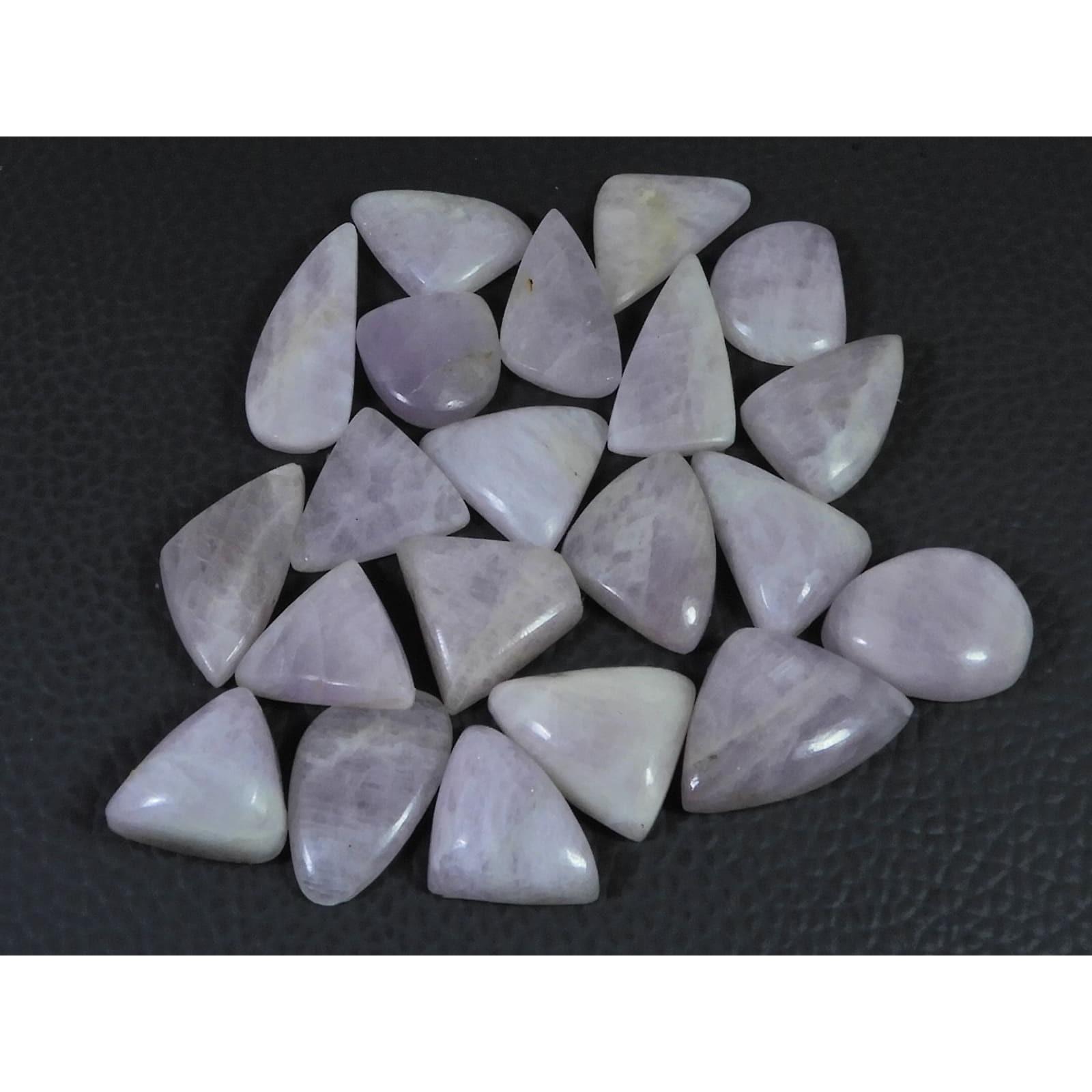 202Cts. Natural Pink Kunzite Fancy Cabochon Loose Gemstone 21Pcs Lot 13-21MM C-1181