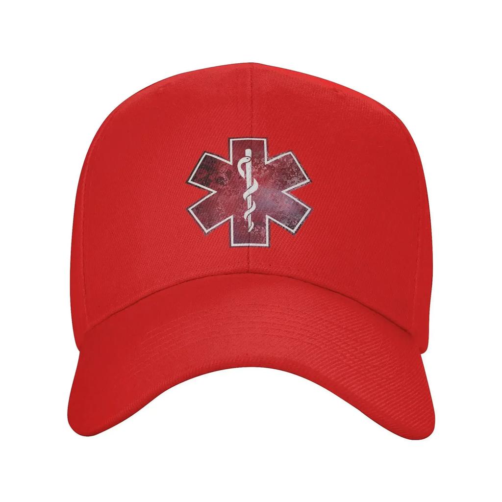 Men WomenEMS Star Hat Classic Logo Baseball Caps Adjustable Casual Headwear