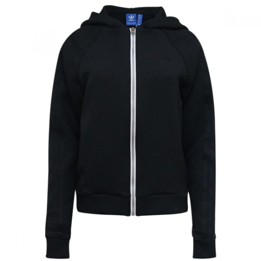 

Adidas Originals Women s Texture Hooded Zip up Jacket AY6703
