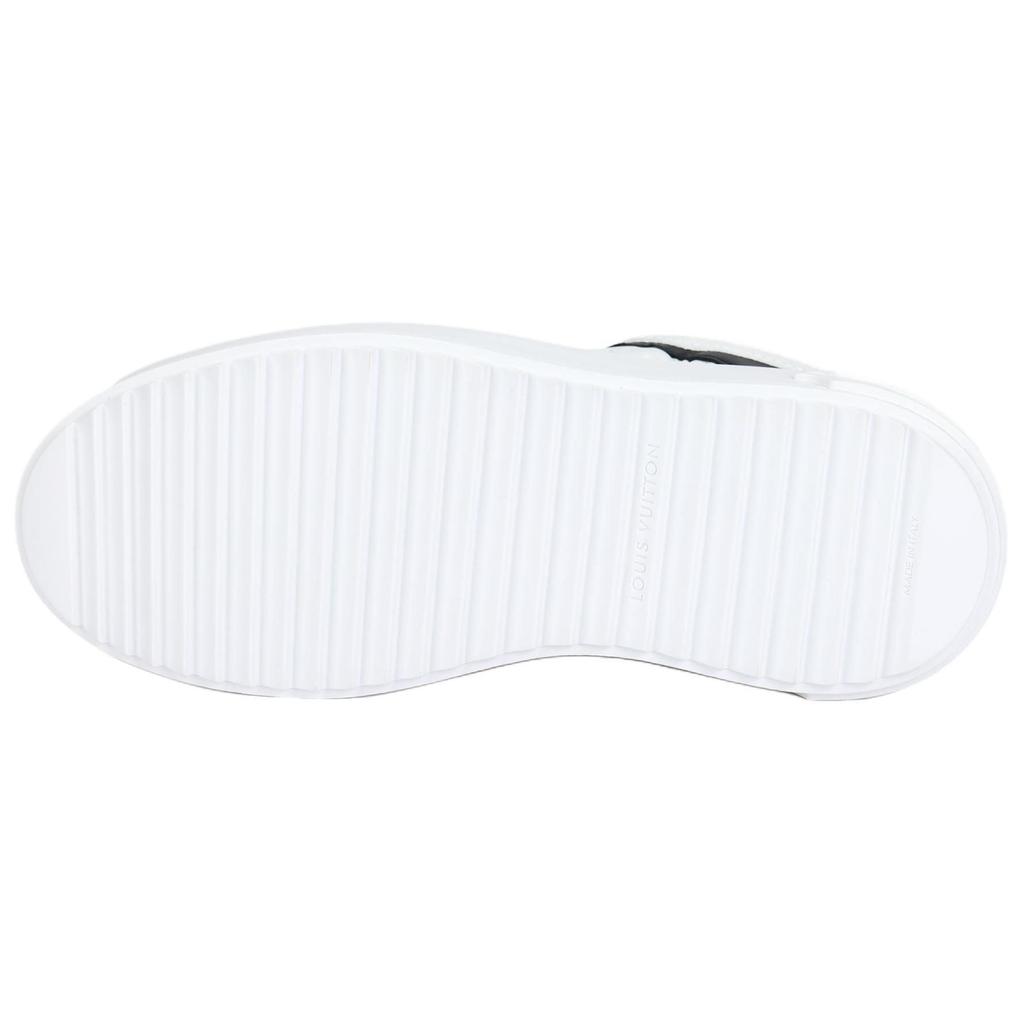 LOUIS VUITTON Time Out Sneakers 'White Mini Monogram Black' Women's 1ABUSJ