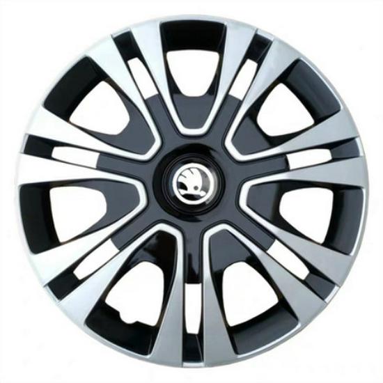 Kompatibilní 14palcový kryt kola pro Škoda Rapid - Dekorativní plastová krytka pro ocelová kola