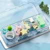 Large Capacity Transparent Pencil Case Plastic Sketch Pen Bag Stationery Storage Box  School