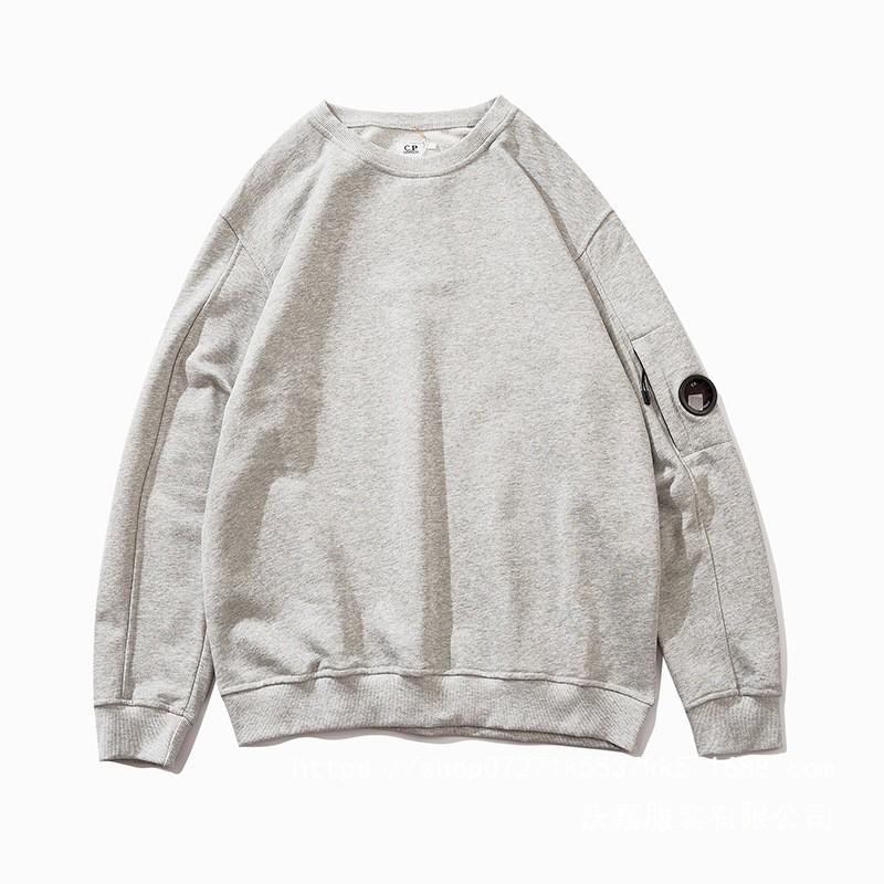 Mens British Style Loose Fit Round Neck Pullover Sweatshirt Casual Youth Streetwear