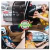 4-Piece PVC Mesh Static Car Sunshade Set for Full Windshield Coverage