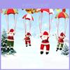 Charmante Weihnachtsmann Schneemann Weihnachts-Heimdeckendekoration Fallschirm Puppe Spielzeug