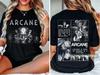 Champions Shirt Arcane Inspired Shirt Zaun Characters Shirt Vi Jinx Caitlyn Style Unisex Tshirt Arcane Champions Unique Tee Arcane Fan Gifts