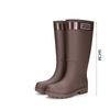 Scarpe da pioggia da donna alla moda e casual da esterno impermeabili e antiscivolo a tubo alto scarpe di gomma