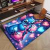 1pc S-Stitch Design Printed Area Rug Carpet for Bedroom Living Room Home Decor Rugs Mat Non Slip Mat Rug for Bedside