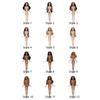 European Supermodel Nude Doll Dark Skin Action Figure Body Fashion 1/6 Doll Model  DIY Toys