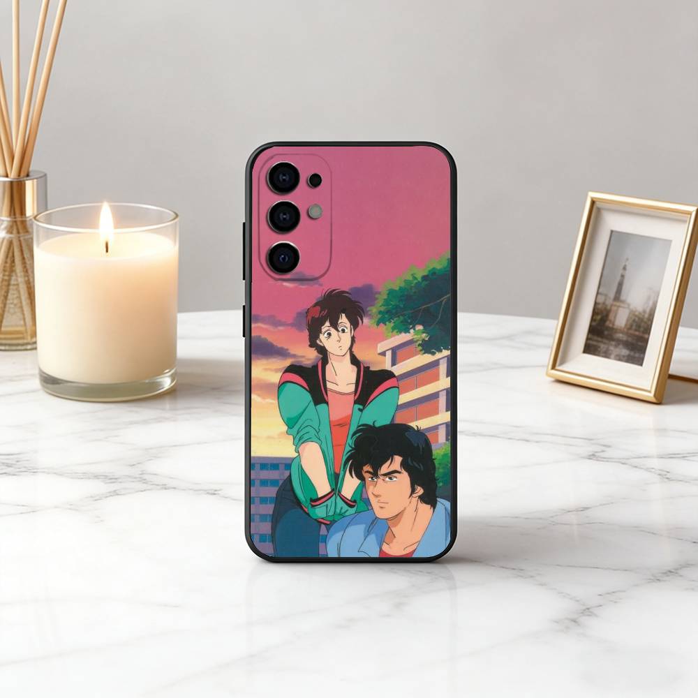 

C-City S-Saeba Ryo H-Hunter-chsr Phone Case For Samsung S25,S24,S21,S22,S23,S30,Ultra,S20,Plus,Fe,Soft Silicone Black Cover Samsung S20ULTRA5G