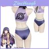 Stylish Naruto Themed Purple Swimsuit Cosplay Outfit For Youth