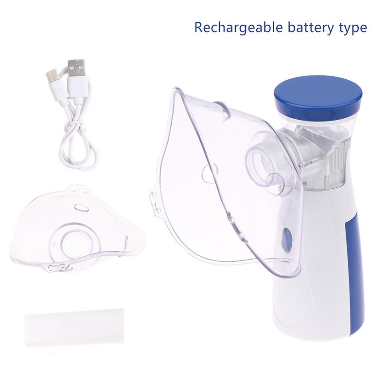 מכשיר אינהלציה נייד מיני ידני רשת אטומיזר שקט USB ניקוי אוטומטי אטומיזר למבוגרים