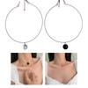 Fashion Acrylic Ball Pendant Metal Necklace for Women Hot Girls Harajuku Niche Necklace Sweet Cool Y2k Jewelry 2023