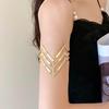Vintage Eenvoudige Bovenarm Armband Voor Vrouwen Trendy Geometrische Waterdruppel Vorm Armbanden Verstelbare Feest Bruiloft Sieraden Cadeaus
