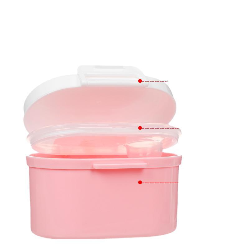 Portable Baby Formula Storage Box - Large Capacity, Sealed Compartments for Travel