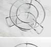 Round Metal Stove Rack for Moka Pot and Teapot With Alcohol or Gas Lamp Compatibility