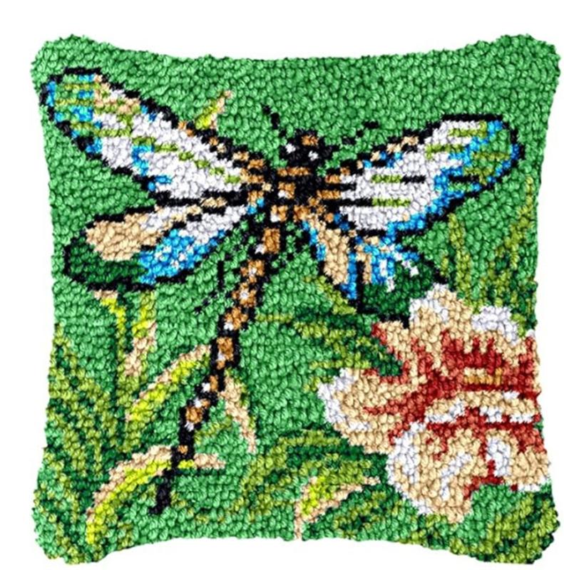 Sunflower Latch Hook Pillow DIY Handmade Embroidery Kit For Kids & Knitted Embroidery For Home