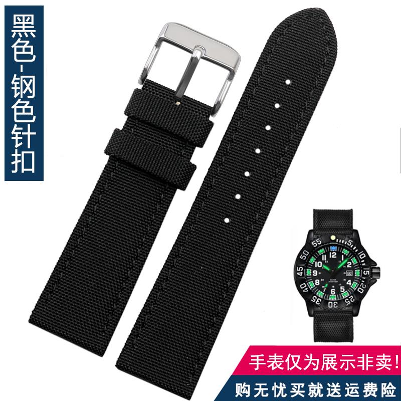 For Omega Seiko Casio Tissot Watch Strap 19mm 20mm 22mm 23mm 24mm Nylon Leather Wrist Band Men's Waterproof Canvas Bracelet Belt