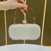 High-end Pearl Clutch, Evening Handbag, Light Luxury  Chain Crossbody Bag