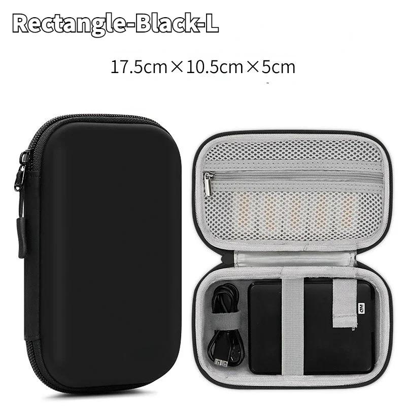 Portable Mini Hard Shell Digital Gadgets Storage Bag Earphone Charger Case Data Cable U Disk Organizer