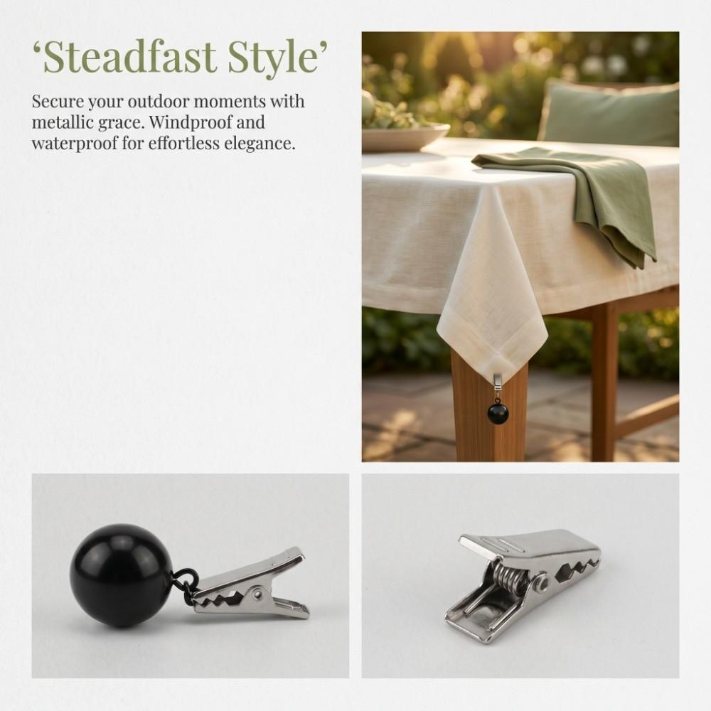 4 Pcs Gravity Ball Curtain Weight Ball Windproof Heavy Duty Drapery Weights Table Cover