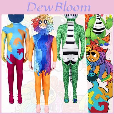 Poppy Playtime Unisex Roleplay Costume For Game Anime Halloween Polyester Stage Outfit For Adults