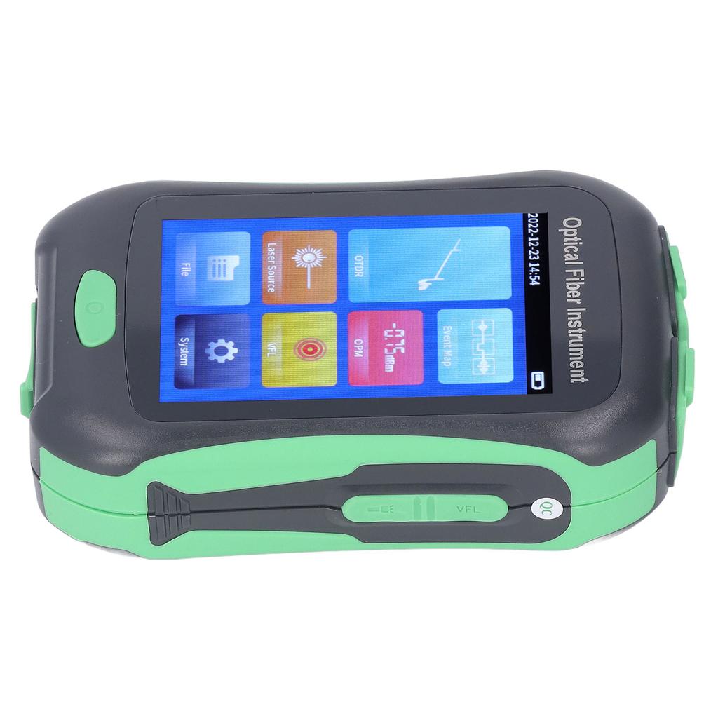 OTDR Fiber Optic Tester 1550nm 10mw 80km 20dB 3.5in Color Touch Screen Visual Fault Locator Optical