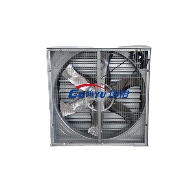 Galvanized Industrial Push-Pull Fan: High Airflow Ventilation & Cooling